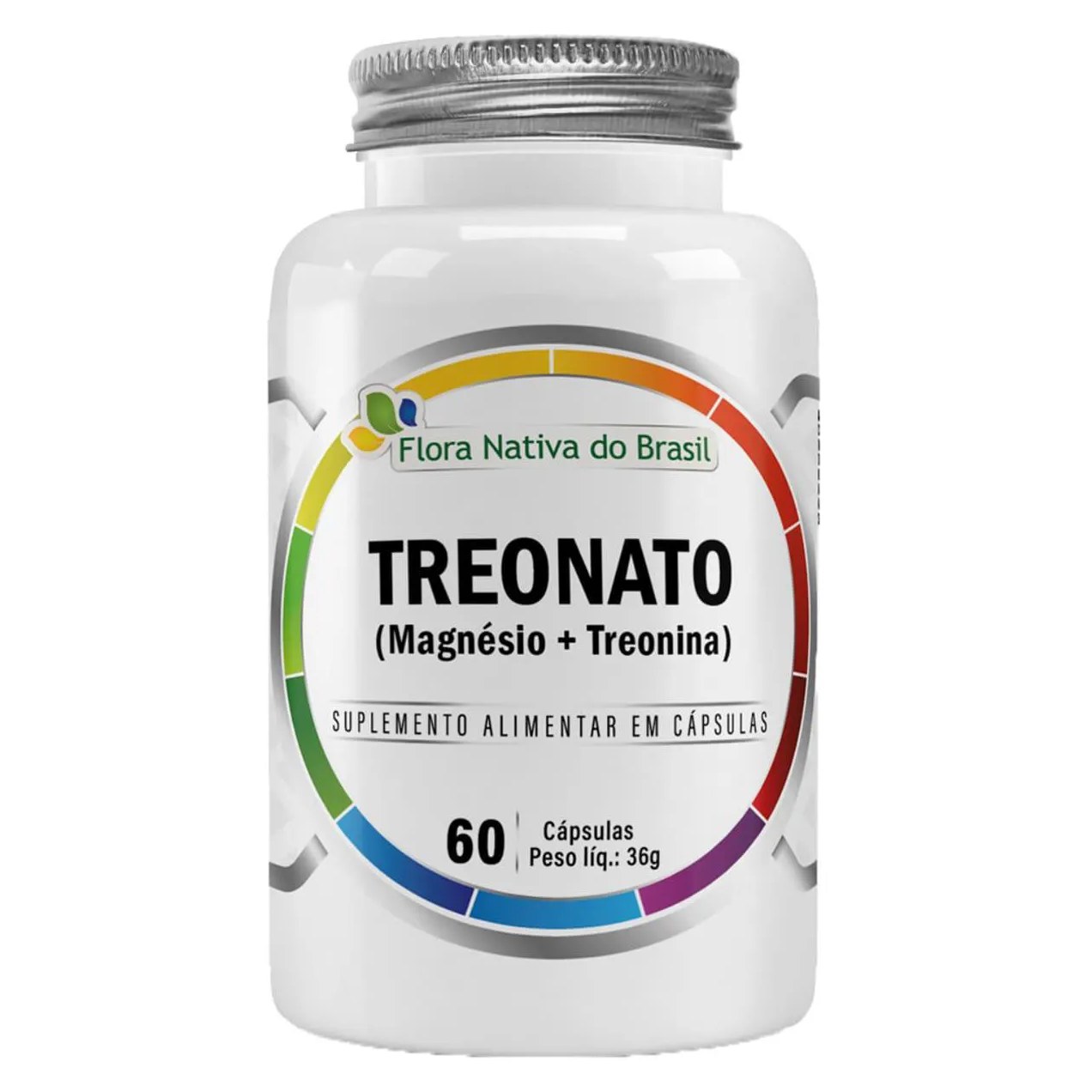 Treonato de Magnésio 60 cápsulas Flora Nativa