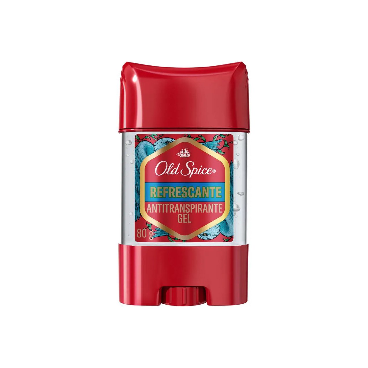 Desodorante Antitranspirante Twist Stick Gel Old Spice Refrescante Masculino 80g
