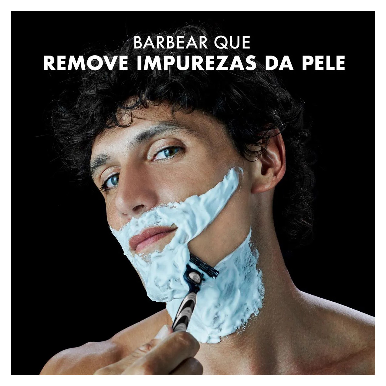 Carga para Aparelho de Barbear Descartável Gillette Mach3 Carbono Carvão Ativado 8 unidades