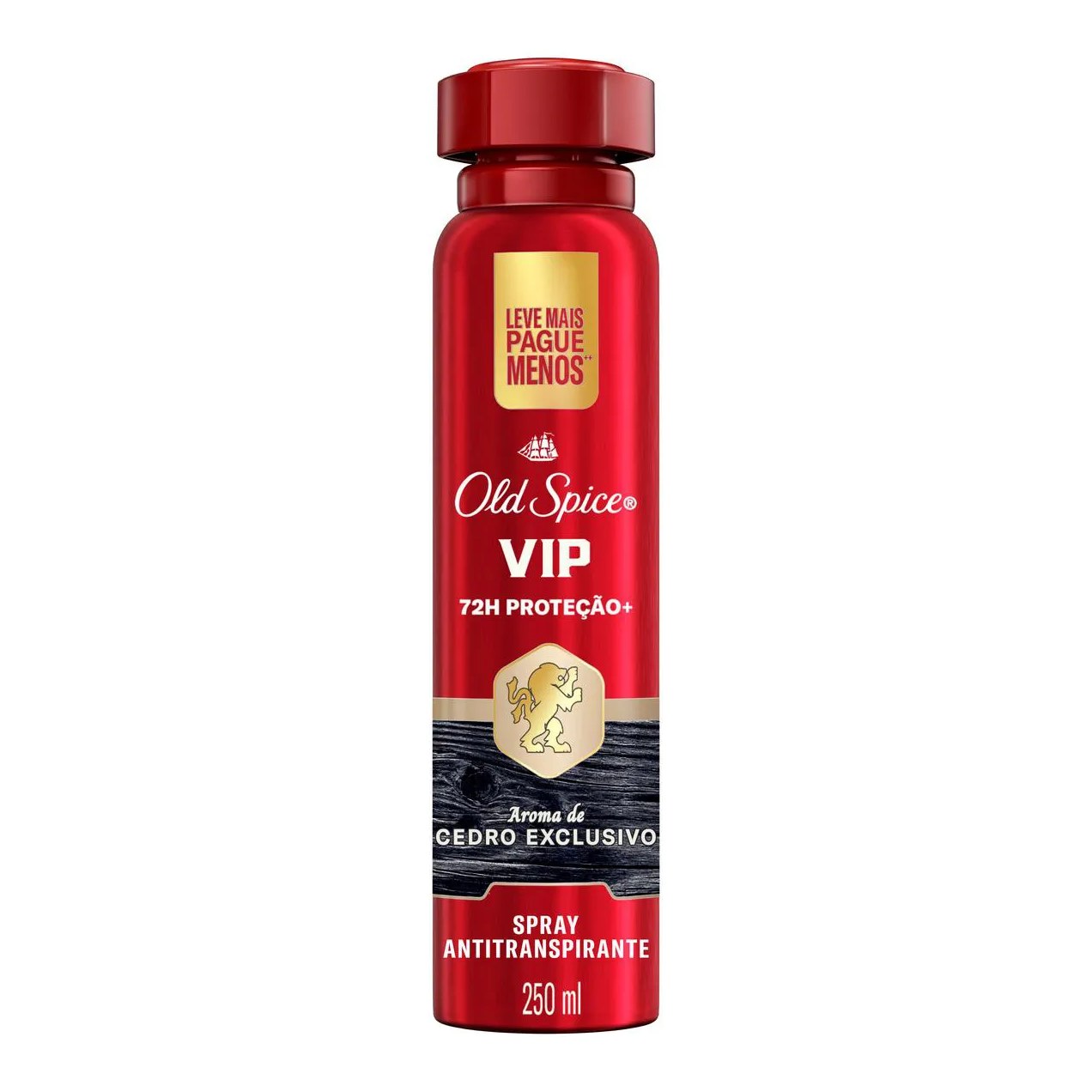 Desodorante Antitranspirante Old Spice VIP em Spray 250ml