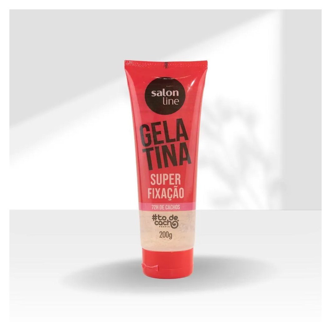 Gelatina Capilar Salon Line Super Fixação Cachos Definição 200 Ml