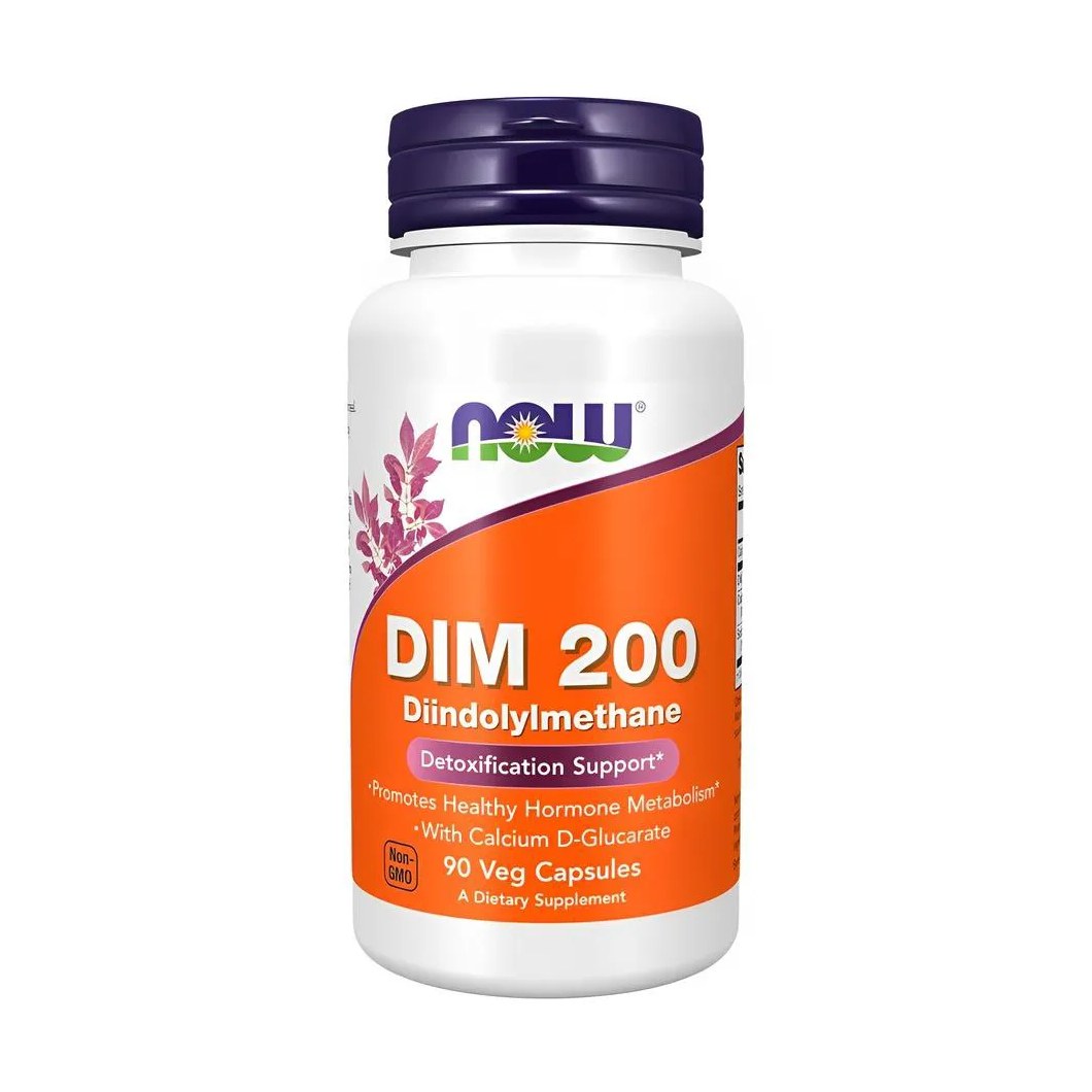 Now Foods Dim 200 W/ Calcium D-Glucarate 90 Vcaps 3049