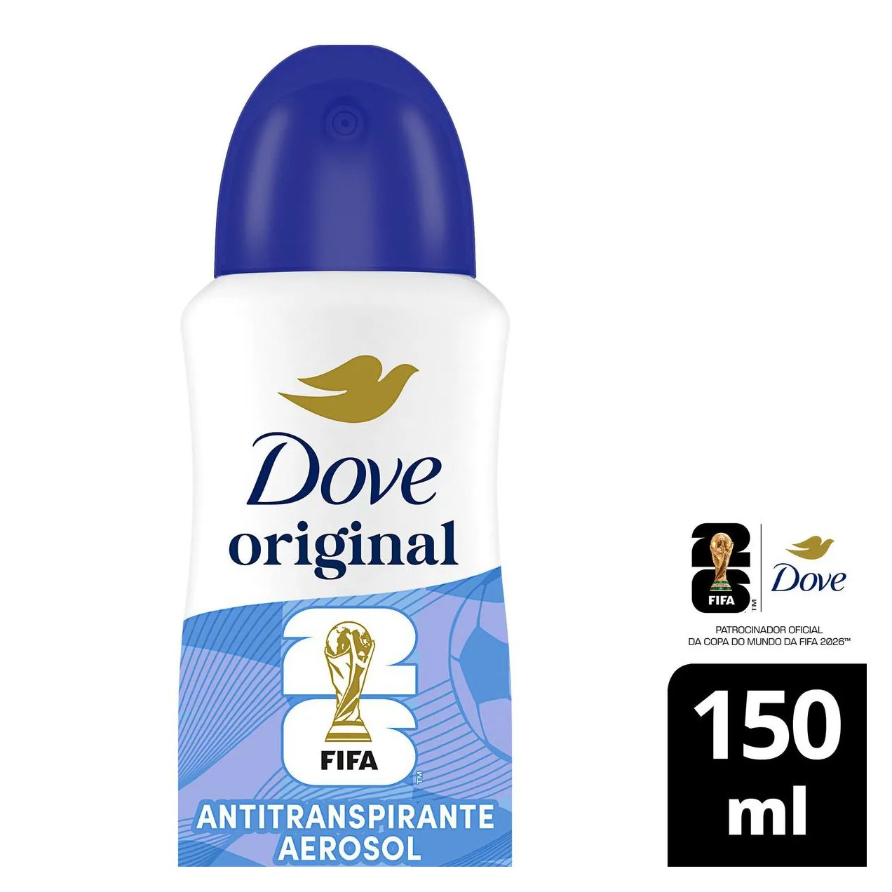 Desodorante Antitranspirante Aerosol Dove Original Feminino 72h 150ml