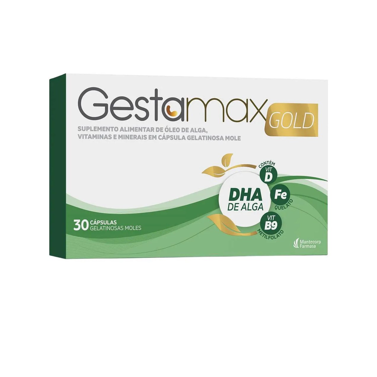 Polivitamínico Gestamax Gold para Gestantes 30 cápsulas