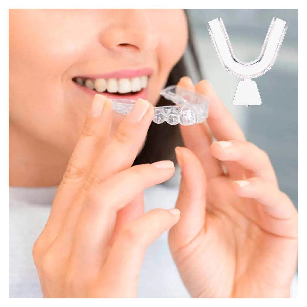 Kit 4 Moldeiras Clareamento Dental Termomoldável Silicone