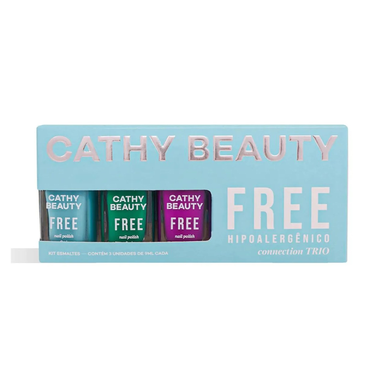 Cathy Beauty Kit Esmalte Free Connection Trio