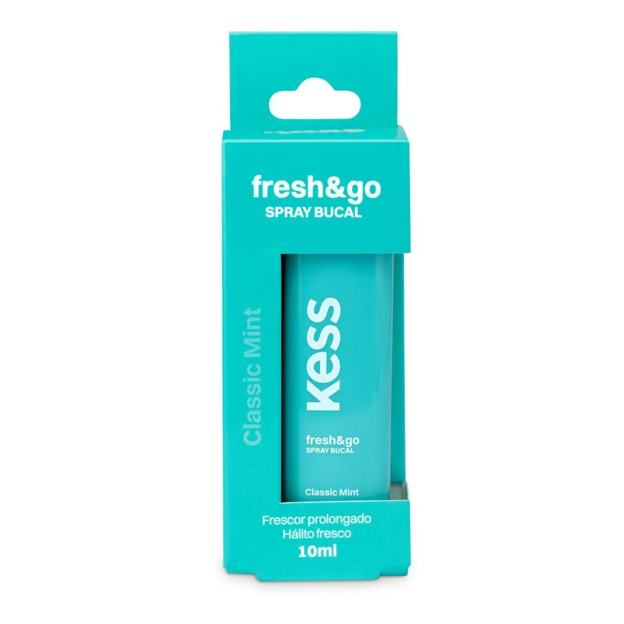 Spray Bucal Kess Freshgo Classic Mint 10Ml Refrescância
