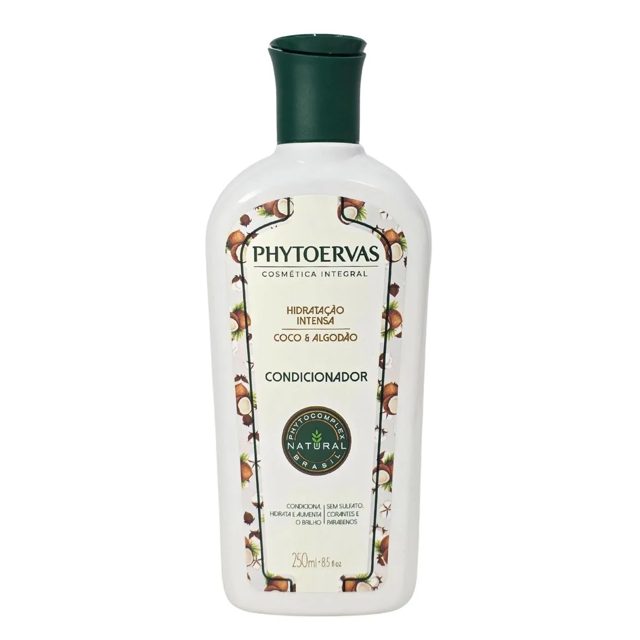 Condicionador Hidratação Intensa Coco & Algodão Phytoervas 250Ml