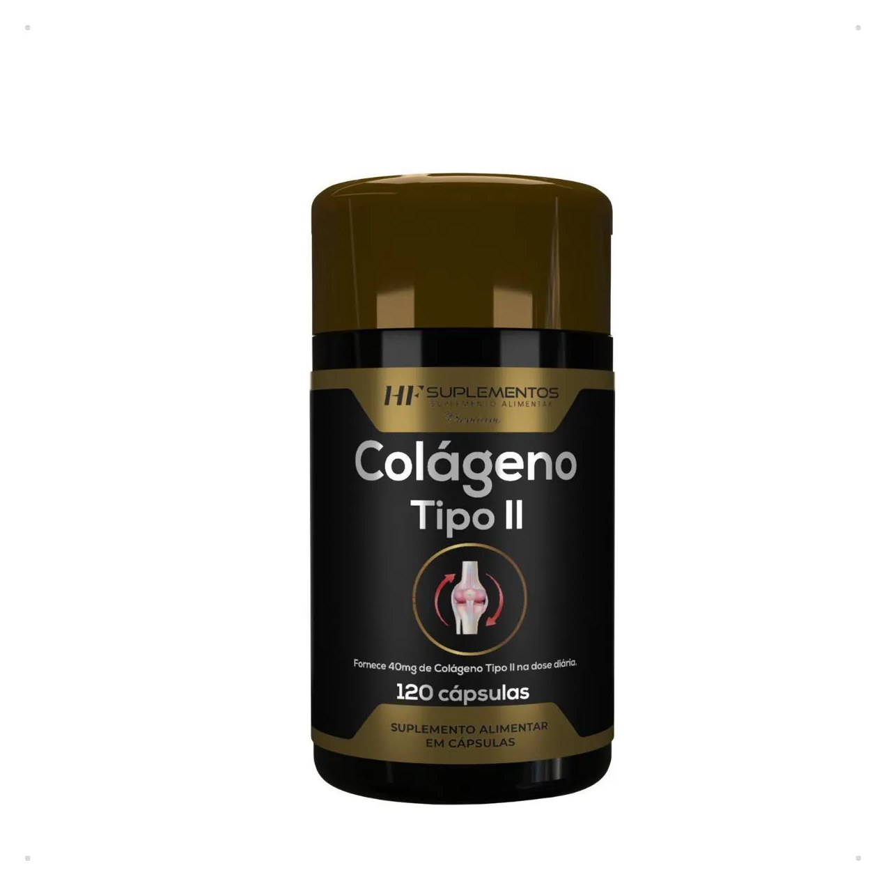 Colágeno Tipo Ii 120 Cápsulas Hf Suplementos