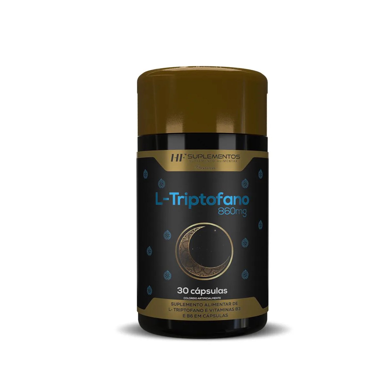 L-Triptofano com Maracuja 860Mg 30Caps Hf Suplementos