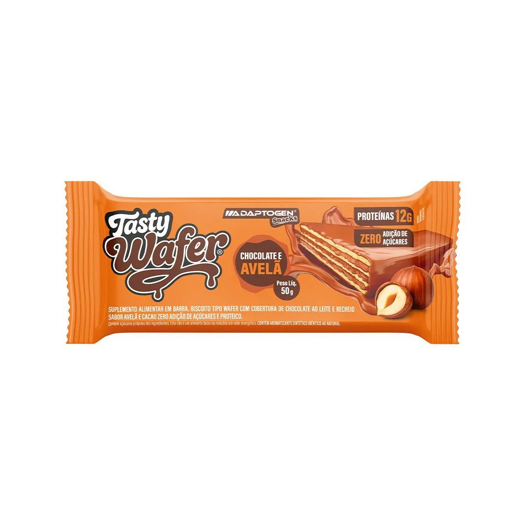 Tasty Wafer Adaptogen 50G Avelã