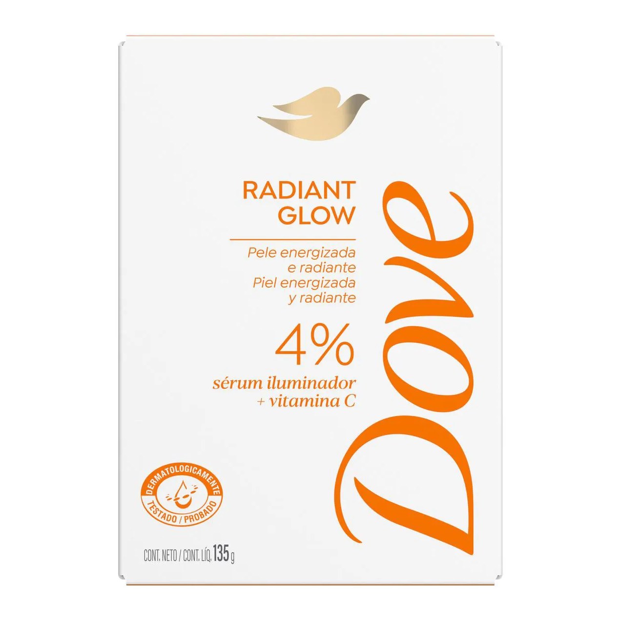 Sabonete em Barra Corporal Dove Radiant Glow 135g
