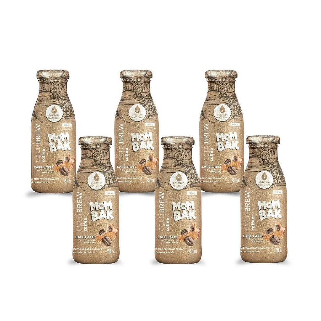 Kit 6 Bebidas Mombak Macchiato 250Ml