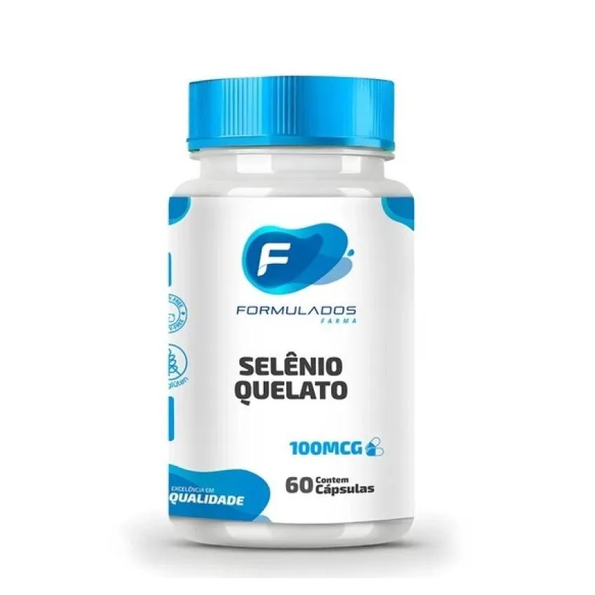 Selênio Quelato 100Mcg 60 Cápsulas