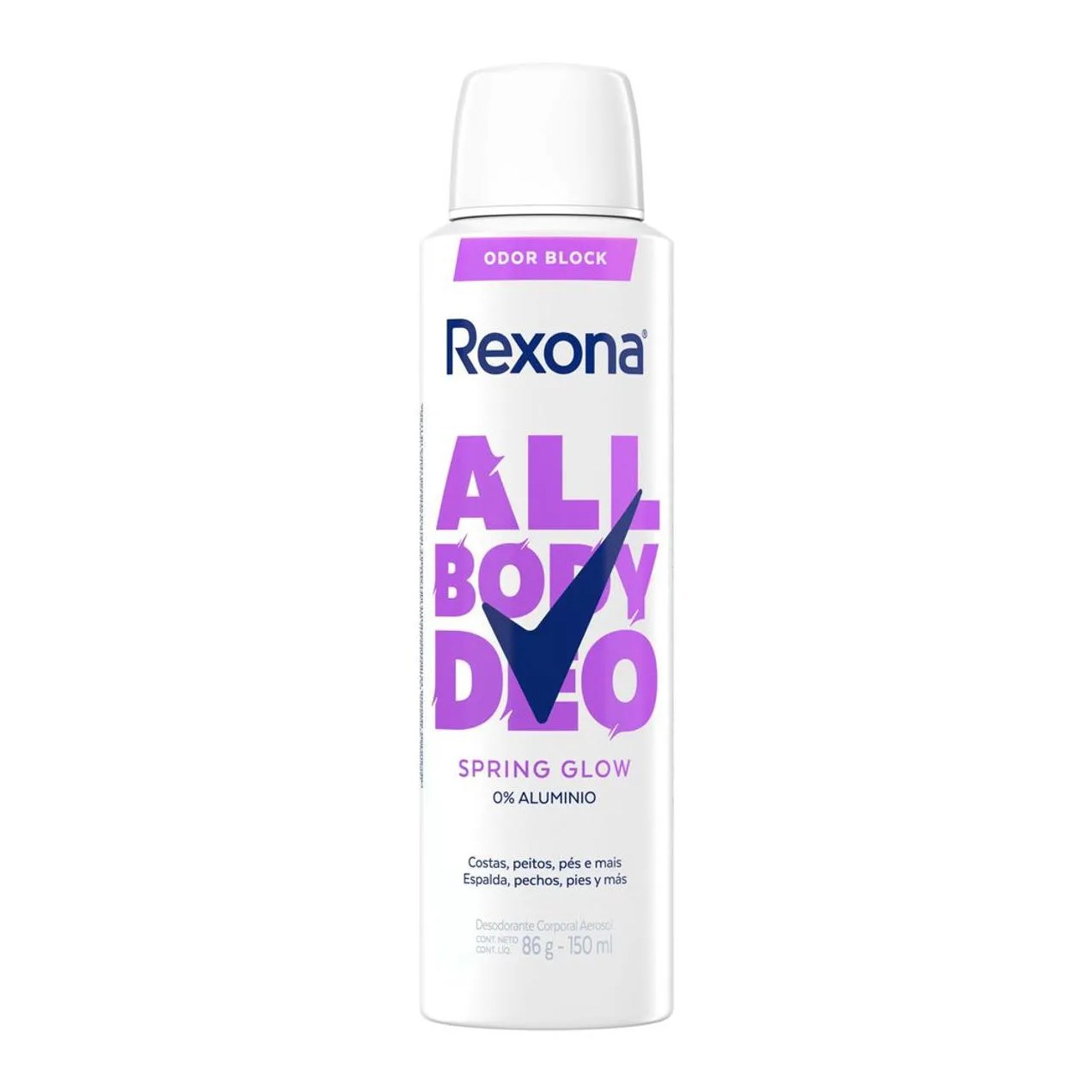Desodorante Corporal Aerossol Rexona All Body Deo Spring Glow 150ml