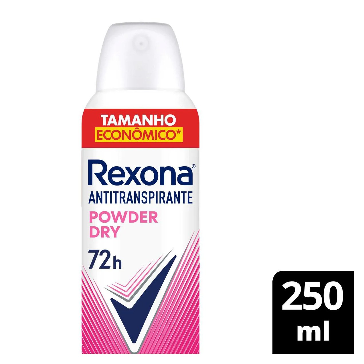 Desodorante Antitranspirante Aerosol Rexona Powder Dry Feminino 72h 250ml