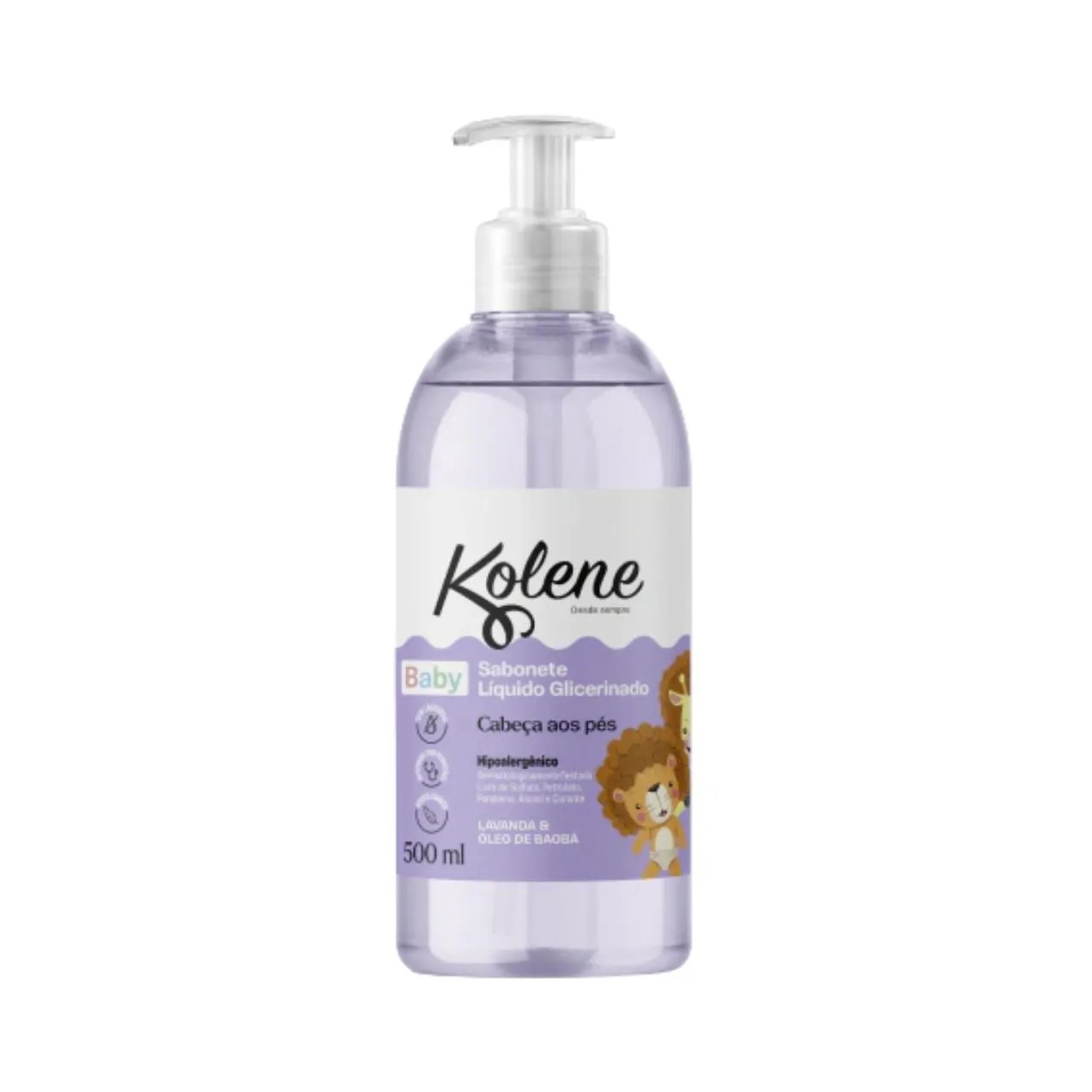 Sabonete Líquido Glicerinado Baby Kolene 500Ml
