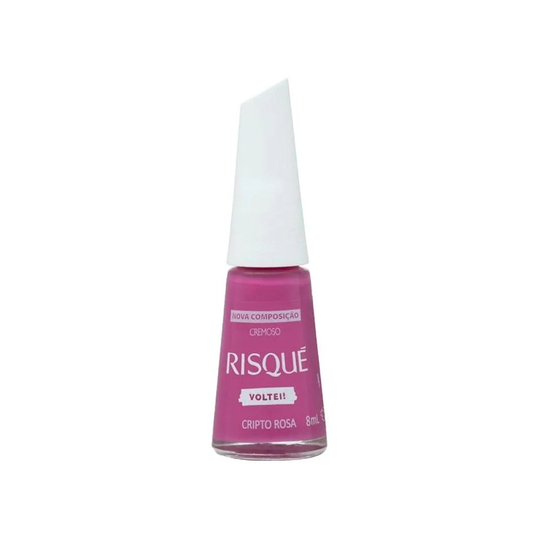 Esmalte Cremoso Risque Nosso Metaverso Cripto Rosa 8Ml
