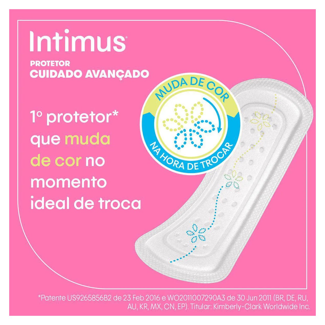 Protetor Diário Intimus com Indicador de Troca 15 unidades