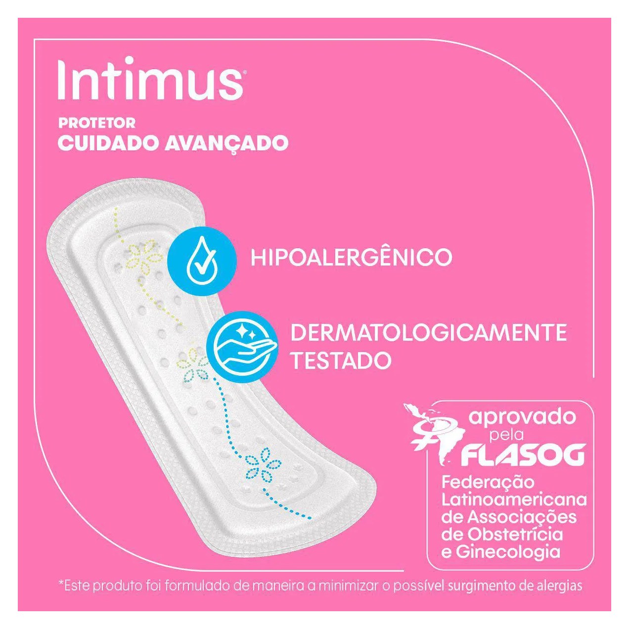 Protetor Diário Intimus com Indicação de Troca 40 unidades