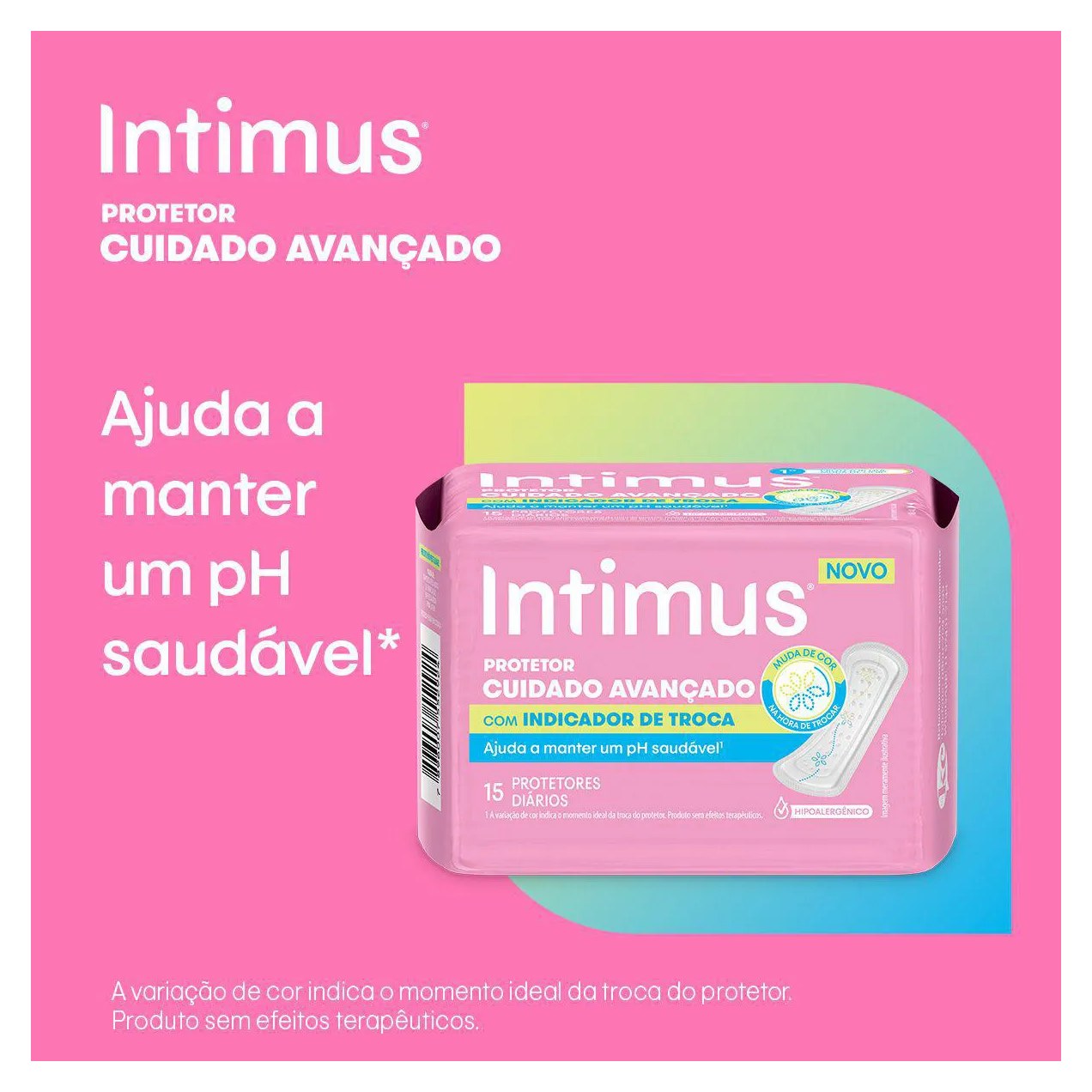 Protetor Diário Intimus com Indicação de Troca 40 unidades