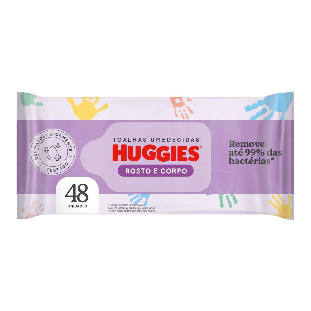 Lenço Umedecido Huggies Rosto e Corpo Hipoalergênico 48 unidades