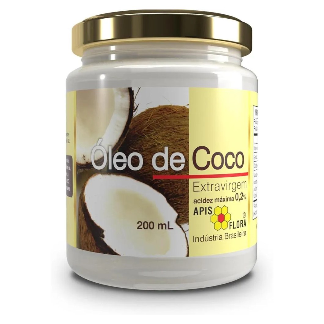 Óleo de Coco Extravirgem da Apis Flora 200Ml
