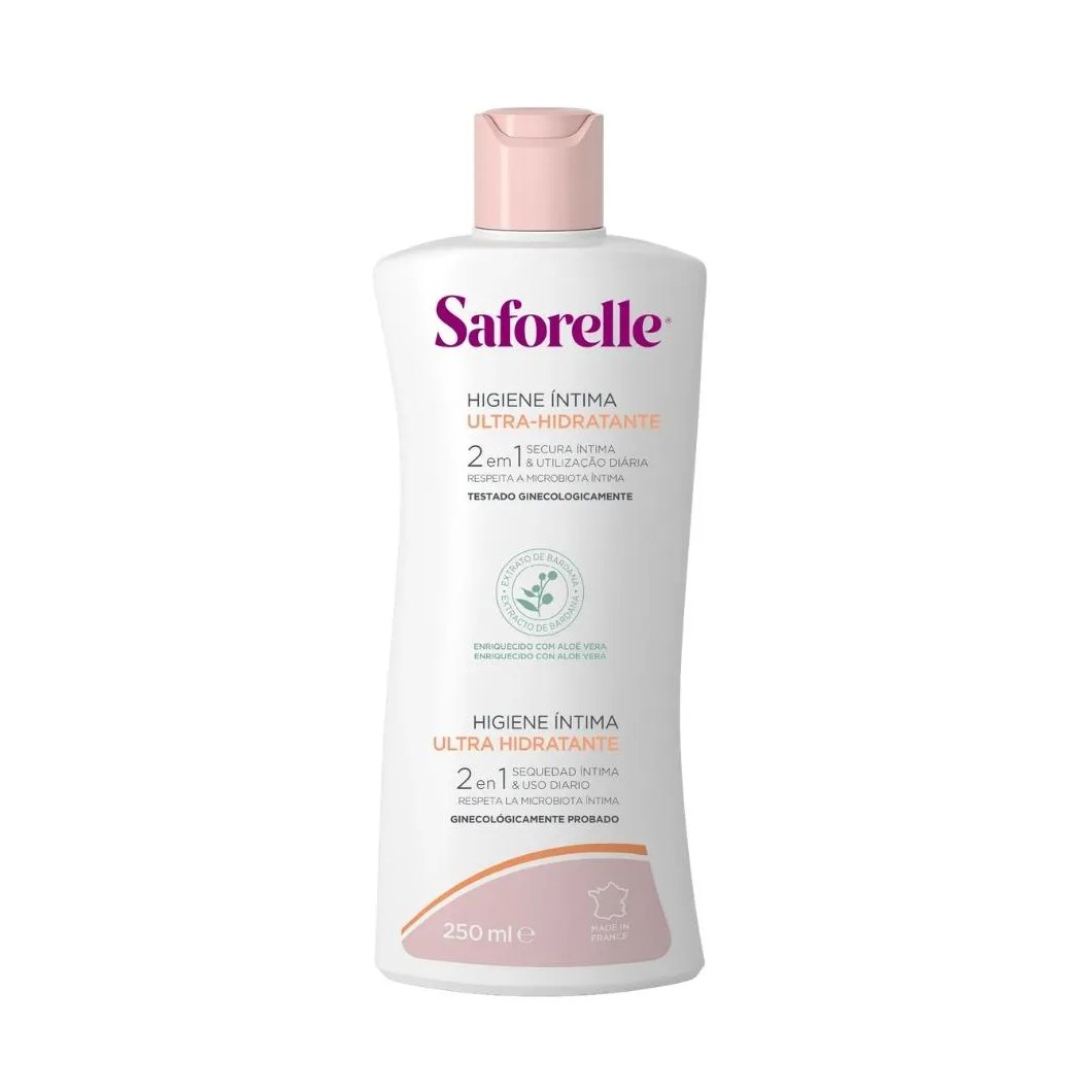 Sabonete Líquido Íntimo Saforelle Ultra Hidratante com 250Ml