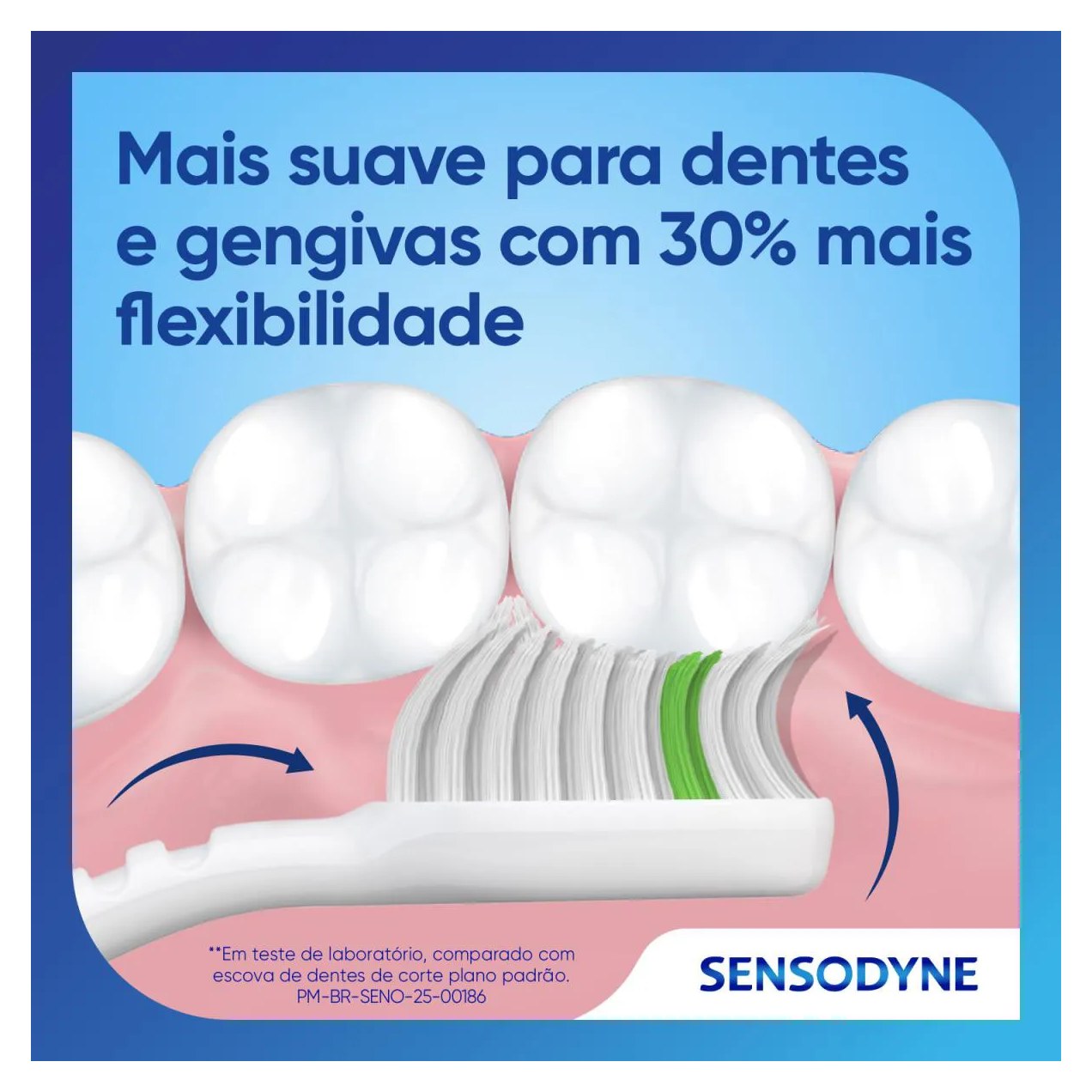 Escova de Dente Sensodyne Gentle Extra Macia com 1 unidade