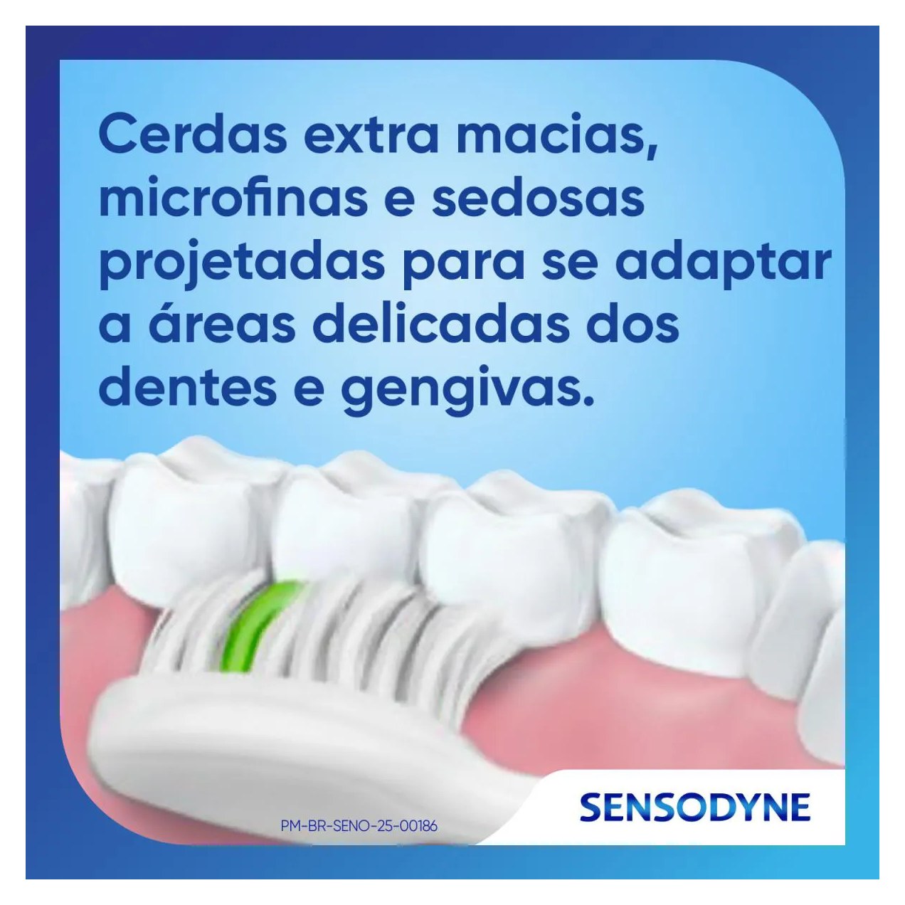 Escova de Dente Sensodyne Gentle Extra Macia com 1 unidade
