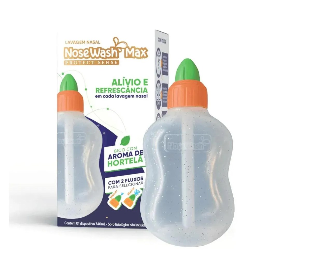 Lavador Nasal Nosewash Max 240ml Protect Sense