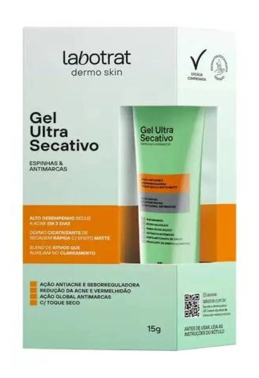Gel Ultra Secativo de Espinhas e Antimarcas 15g Labotrat
