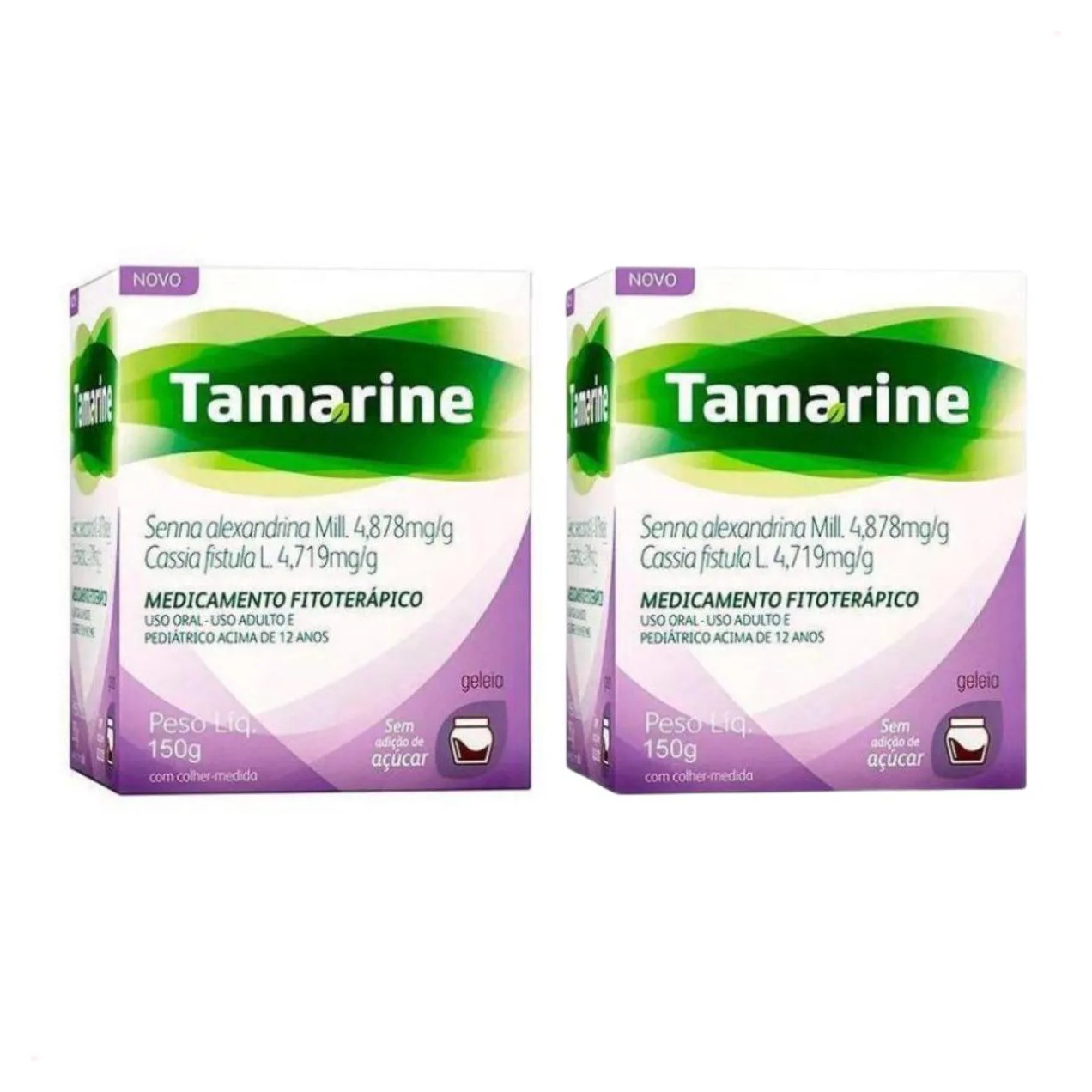 Kit 2 Tamarine Geleia 150g Zero Açúcar Ameixa - Fitoterápico