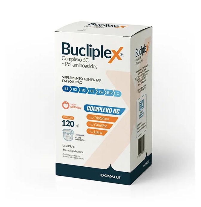 Bucliplex 120ml – Suplemento Vitamínico Líquido com Vitaminas B e C