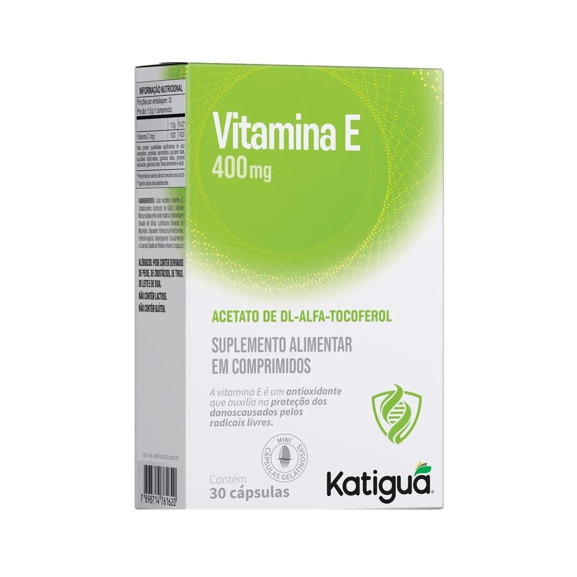 Vitamina e 400mg 30 Caps - Katiguá