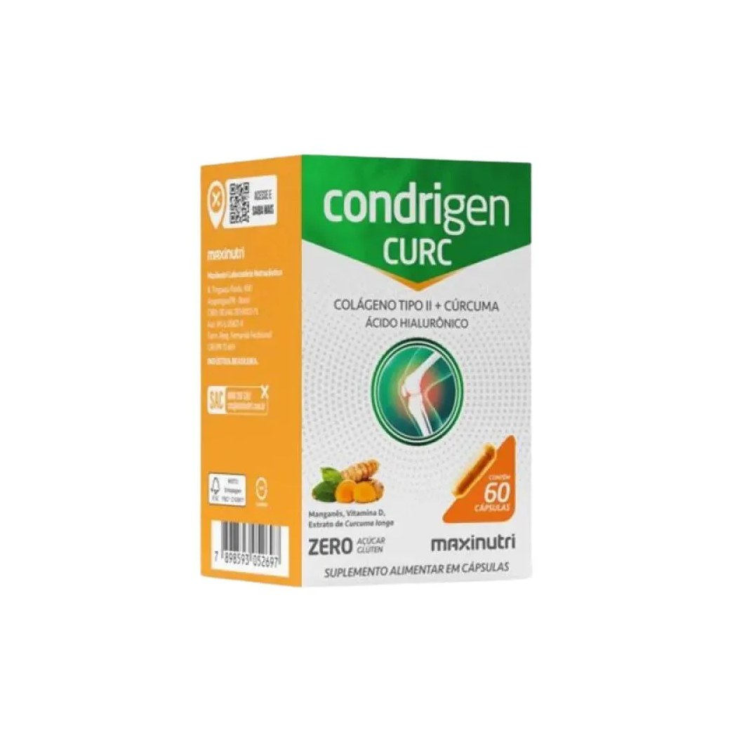 Condrigen Curc Suplemento Alimentar 60 Cápsulas