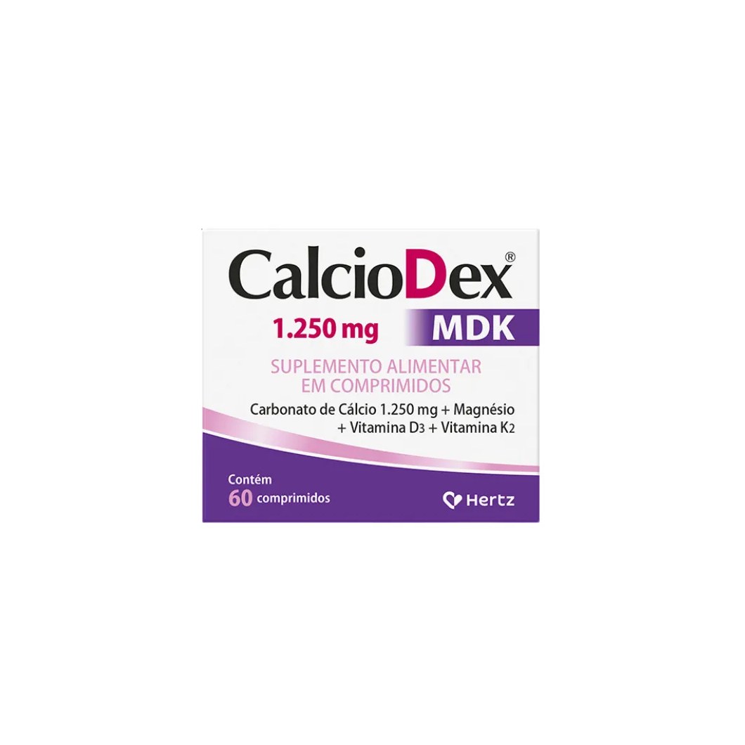 Suplemento Calciodex Mdk 1250mg 60cpr - Kley Hertz