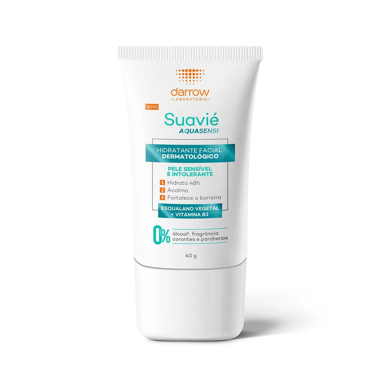 Gel Hidratante Facial Dermatológico Suavié Aquasensi Pele Sensível e Intolerante 40g