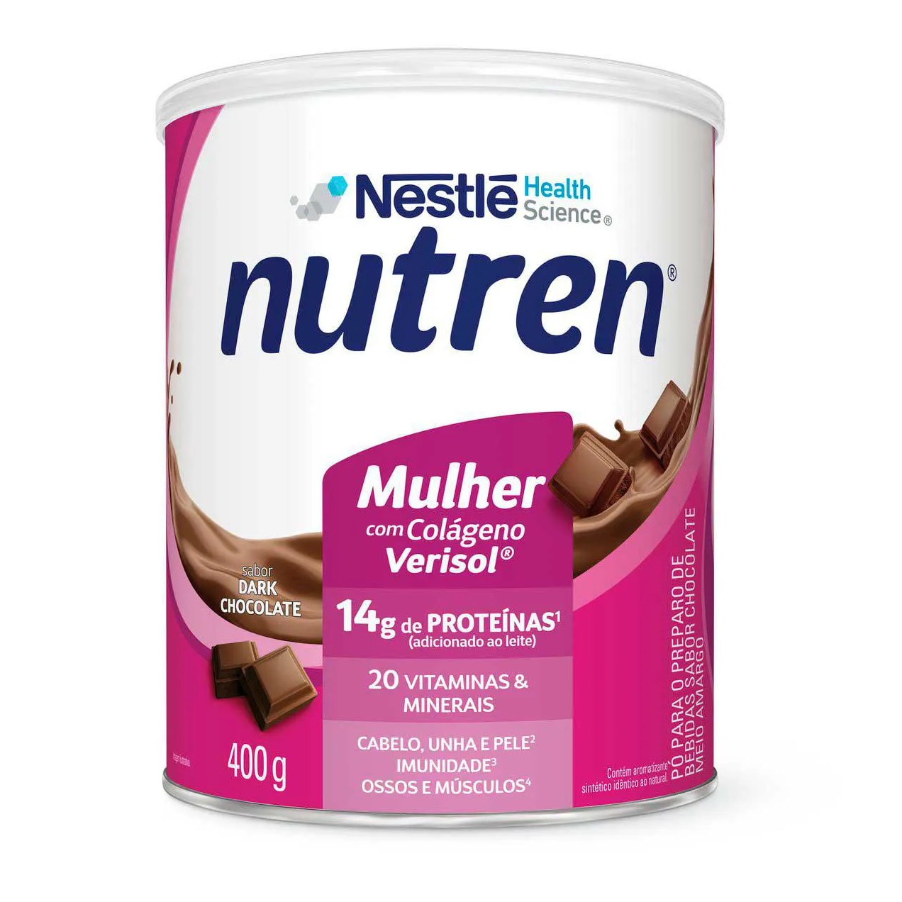 Suplemento Alimentar Nestlé Nutren Mulher Dark Chocolate 400g