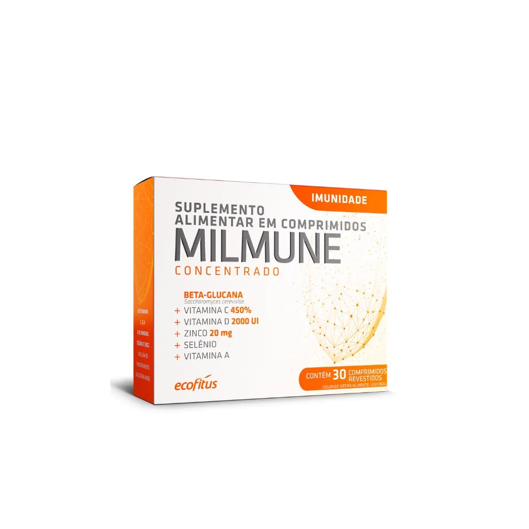 Suplemento Milmune com 30 Comprimidos - Ecofitus