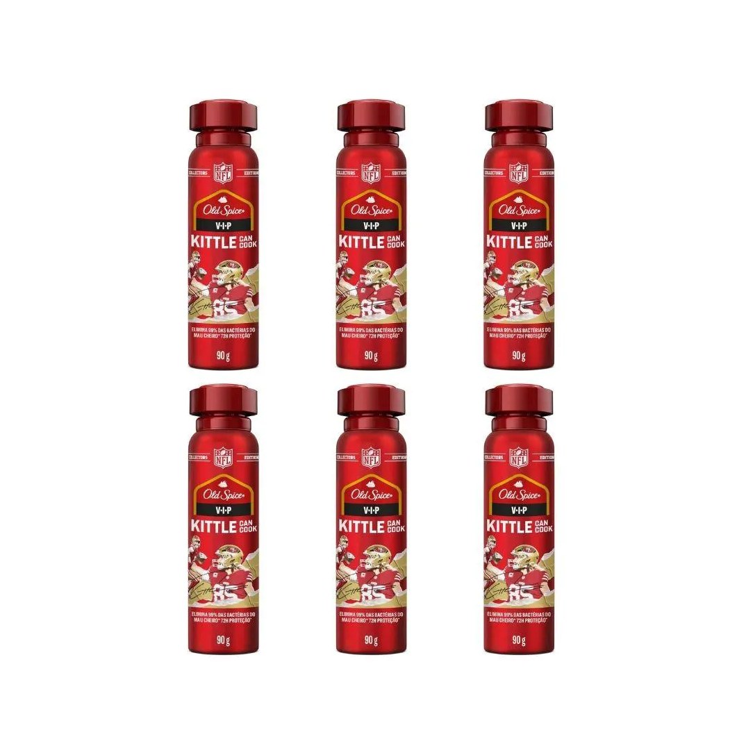 Desodorante Aero Old Spice 150ml Vip-Kit C/6Un