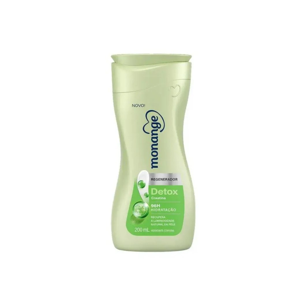 Hidratante Monange Detox Capim-Limão & Gengibre Todas as Peles com 200ml