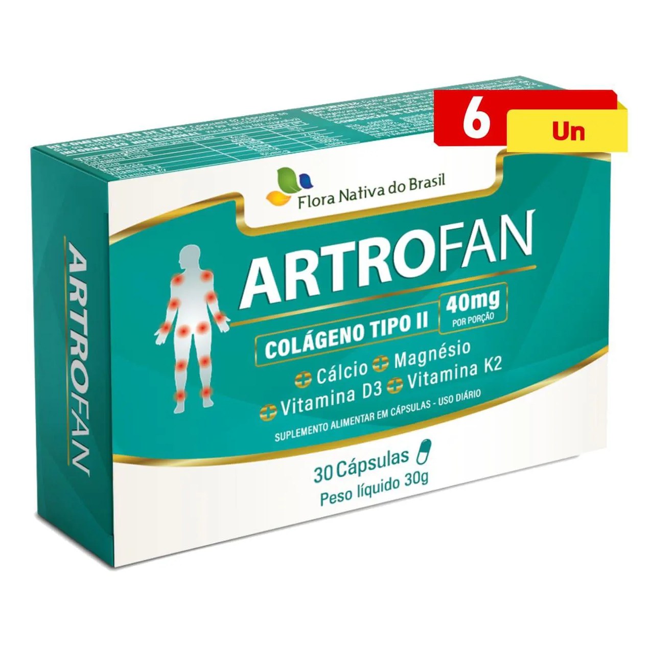 Kit 6 Astrofan Flex 60 Capsulas - Flora Nativa