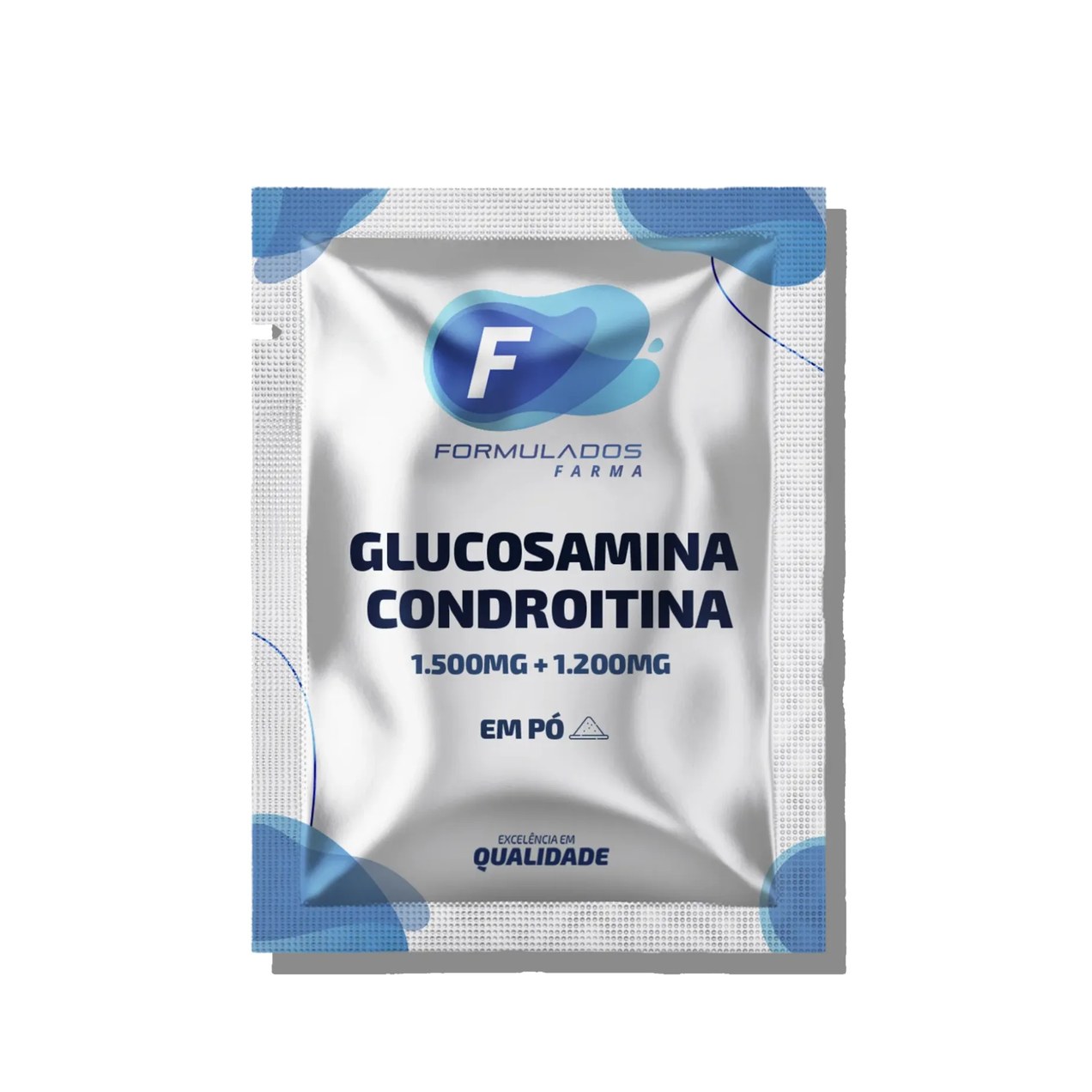 Glucosamina + Condroitina (1500mg + 1200mg) 30 Sachês - Sabor Laranja Zero Açúcar