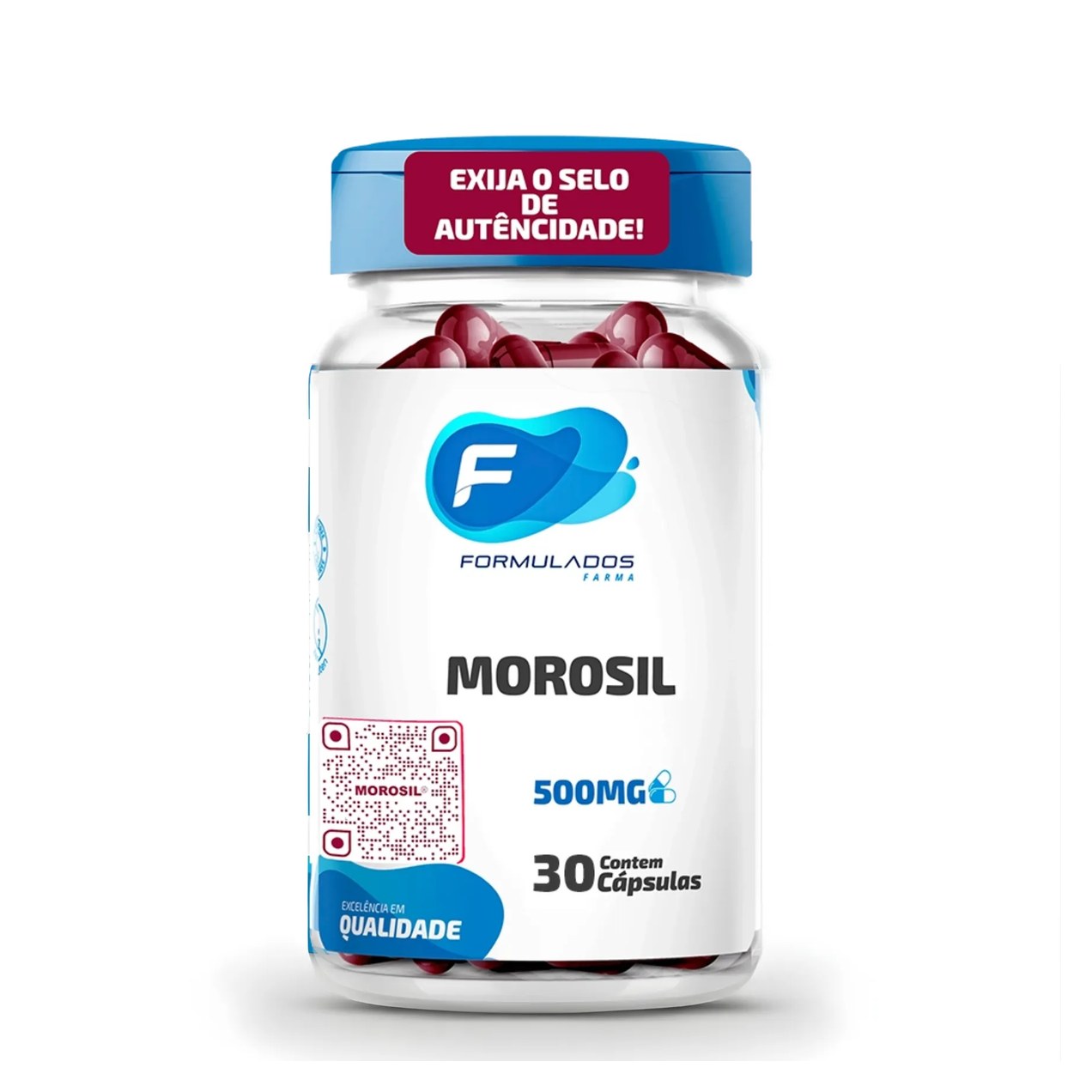 Morosil 500mg com Selo de Autenticidade - 30 cápsulas