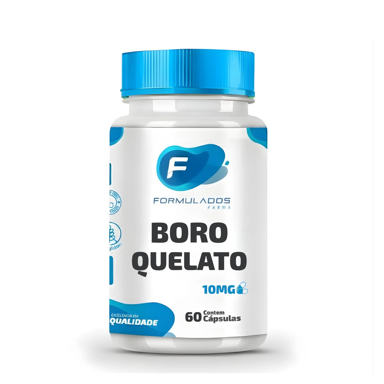 Boro Quelato 10Mg 60 Cápsulas