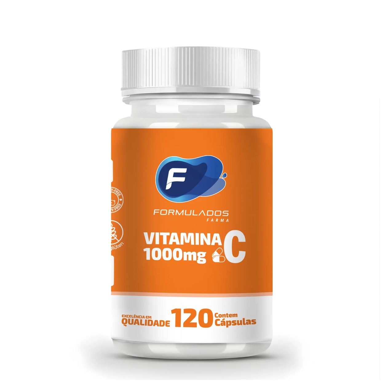 Vitamina C 1000mg 120 cápsulas - Formulados Farma
