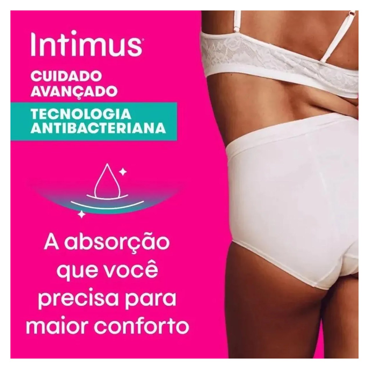 Absorvente Intimus Toda Protegida Com Abas 28 Unidades
