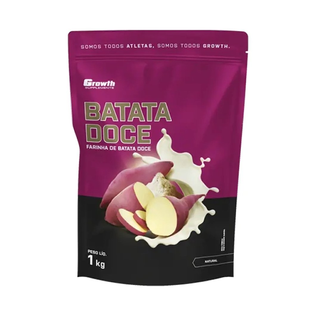 100% Batata Doce em Pó Sabor Natural 1kg