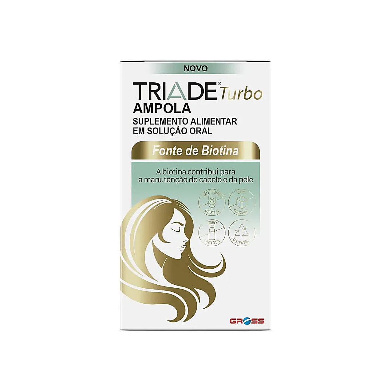Suplemento Alimentar Tríade Turbo Sabor Laranja Ampola 3ml 2 unidades